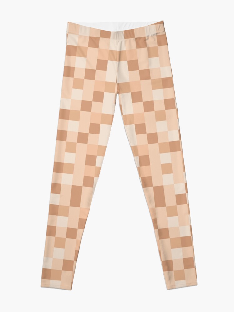 Alternate view of pixelated nudity censored light skin Leggings