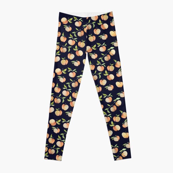 A Piece of Sun Lucy Yellow Lemon Print Leggings Yoga Pants - Women