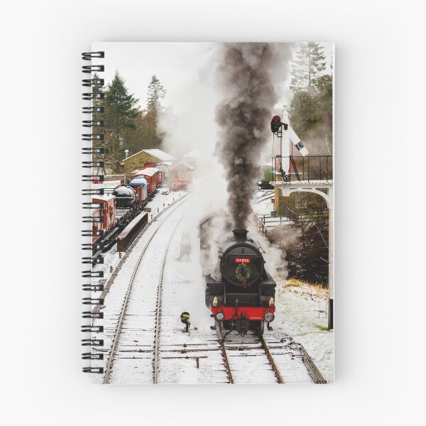 Artikelvorschau, Goathland, North York macht Eisenbahn im Winter fest entworfen und verkauft von Mark and Emma Bulmer.