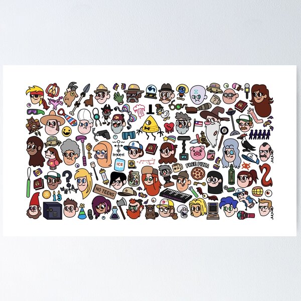 Item preview, Gravity Falls Doodle designed and sold by joseanaya.