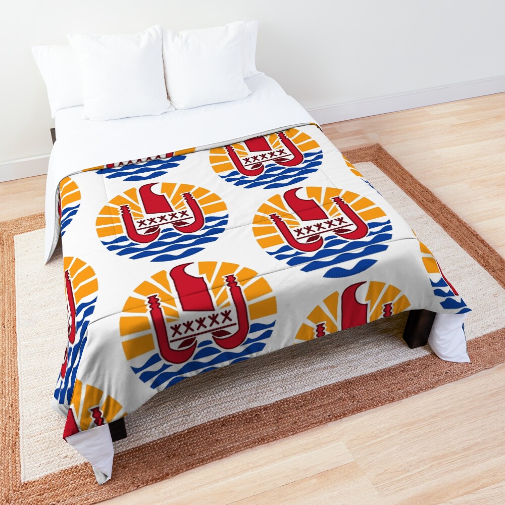 French Polynesia Coat of Arms Comforter