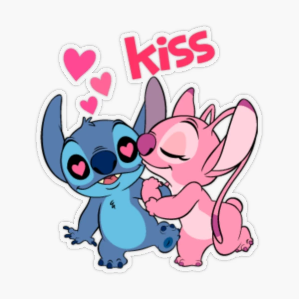 Stitch love  Sticker for Sale by Seven Store