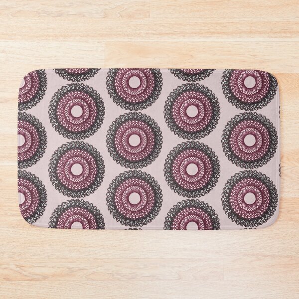 Item preview, Spirograph 35-point Black Maroon Pattern designed and sold by TravellingAlle.