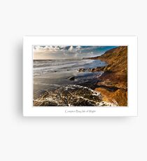 Compton Bay, Isle of Wight Canvas Print