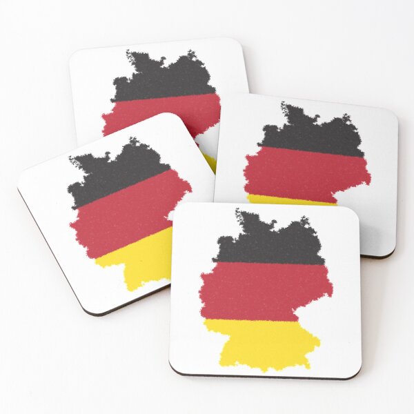 Item preview, German Cubic Style Flag Map designed and sold by mattpanta.