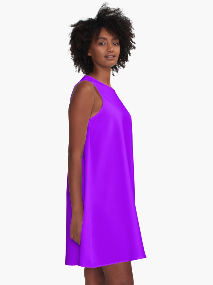 neon purple dress