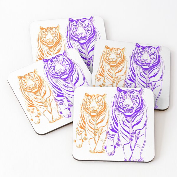 Item preview, Tigers Purple and Orange designed and sold by QCuLT.