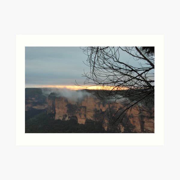 Evans Lookout Sunrise.4-1-11. Art Print
