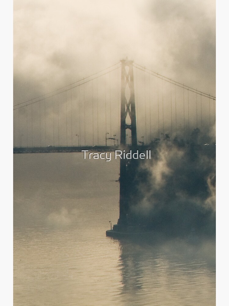 Lions Gate Bridge in Fog by taos