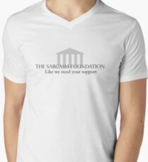 The Sarcasm Foundation Men's V-Neck T-Shirt