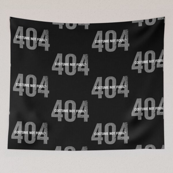 Item preview, Error 404 Costume Not Found - Funny Halloween Outfit designed and sold by PugSwagClothing.