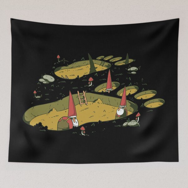 Item preview, Dwarves Examine the Yeti Footprints. designed and sold by emphatic.
