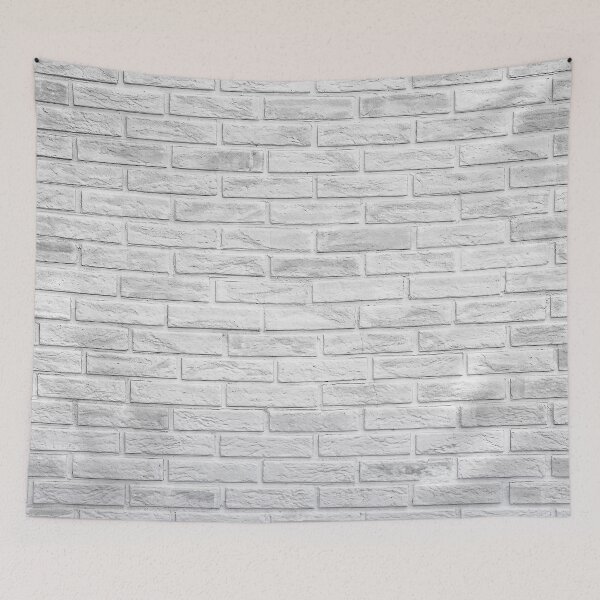 Item preview, White Exposed Brick Wall  designed and sold by ArtistPride.