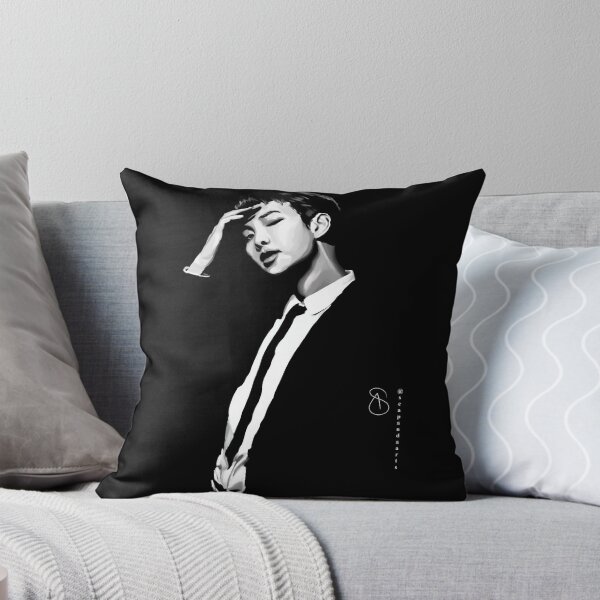 Item preview, BTS Kim Namjoon Acrylic Polaroid Painting designed and sold by seapandaarts.
