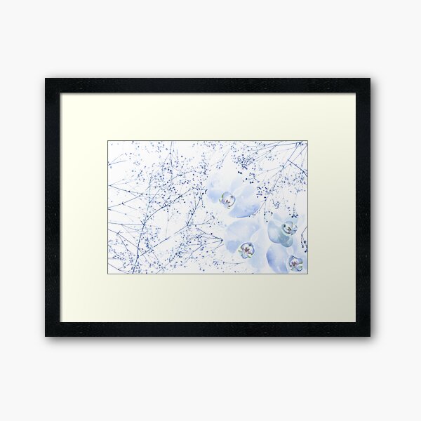Winter Orchids Framed Art Print