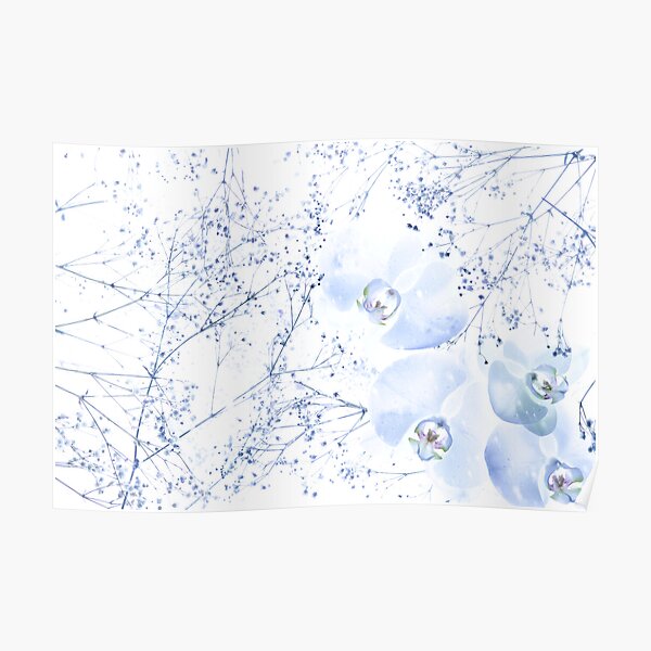 Winter Orchids Poster