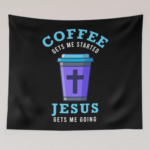 Item preview, Coffee Jesus, caffeine christ christianity designed and sold by tonstan.