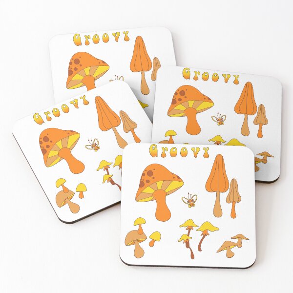 Item preview, groovy mushrooms designed and sold by totallytoby.