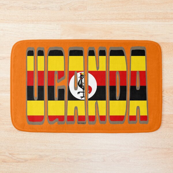 Item preview, Uganda Font with Ugandan Flag designed and sold by Havocgirl.