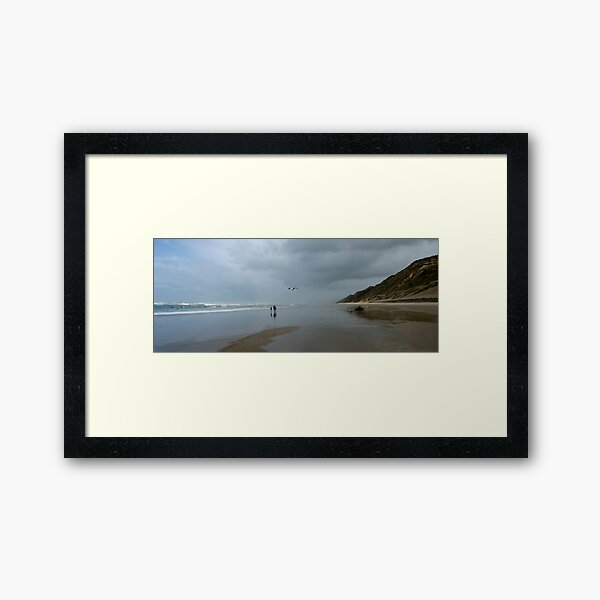 Home Sweet Home - Baylys Beach NZ Framed Art Print