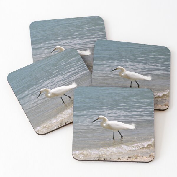 Item preview, Great Egret Walking the Shorelines designed and sold by banditandkoko.