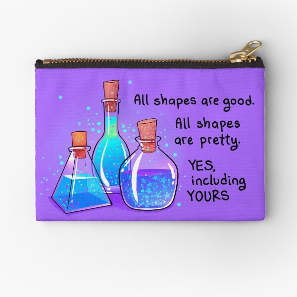Item preview, "All Shapes Are Pretty. YES, Including YOURS" Body Positive Potion Bottles designed and sold by thelatestkate.