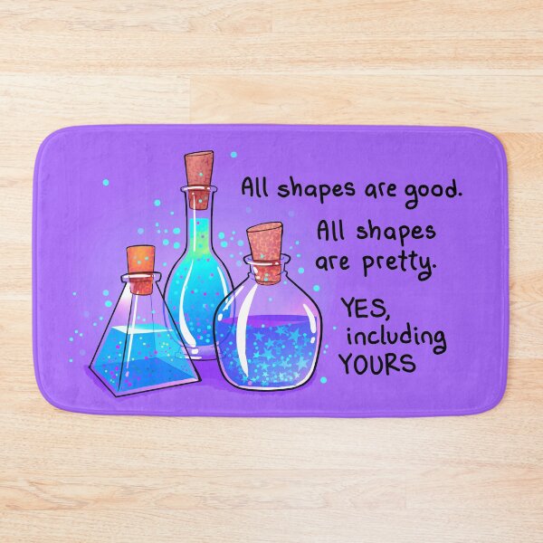 Item preview, "All Shapes Are Pretty. YES, Including YOURS" Body Positive Potion Bottles designed and sold by thelatestkate.