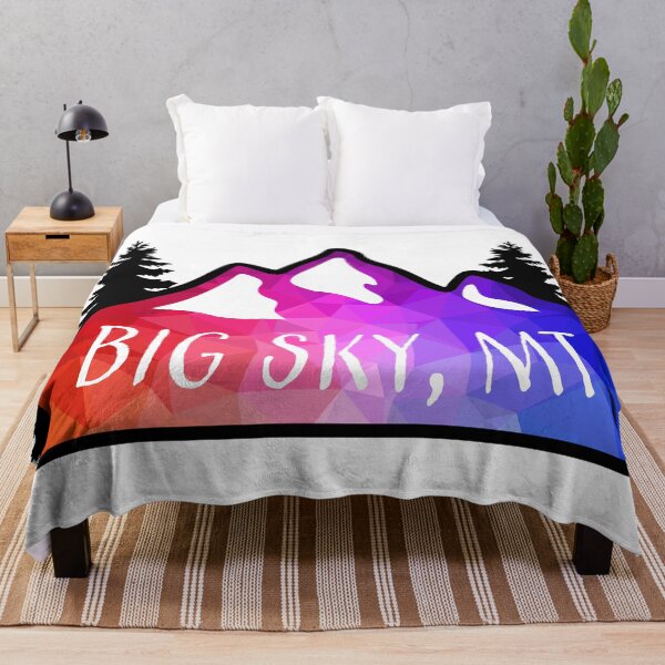 Item preview, Geometric Colorful Mountain Big Sky, Montana designed and sold by KlehmInTime.