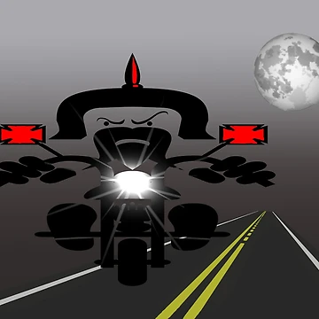 Artwork thumbnail, Midnight Rider by JohnDSmith