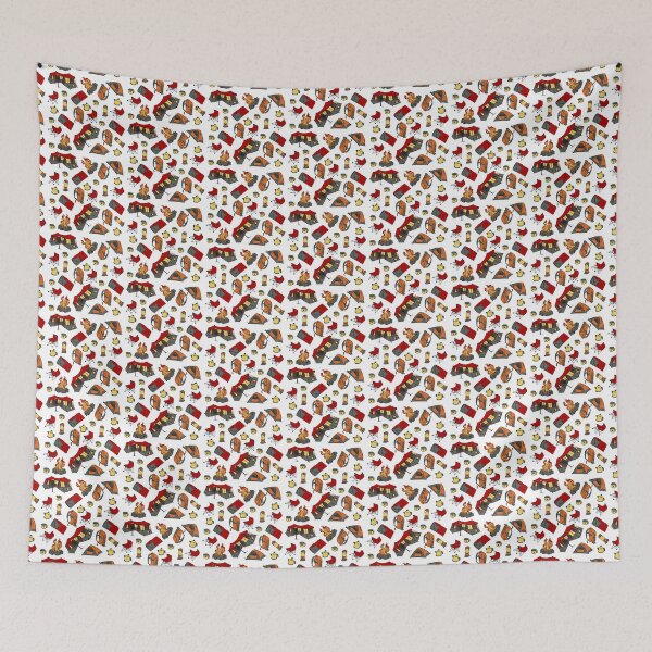 Item preview, Camping Pattern designed and sold by SonneFaunArt.
