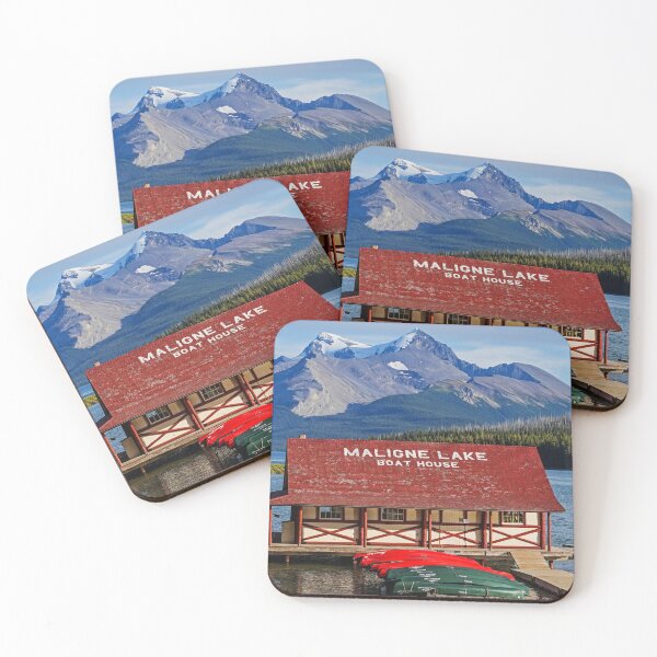 Item preview, Jasper National Park Maligne Lake Boat House Albert Canada designed and sold by WayneOxfordPh.
