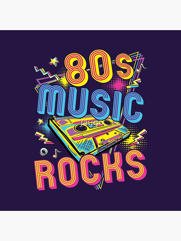 Artwork view, 80s Music Rocks designed and sold by jaygo
