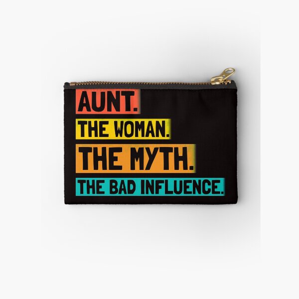 Item preview, Aunt The Woman The Myth The Bad Influence - Gift Auntie Aunt designed and sold by PremiumTShirts.