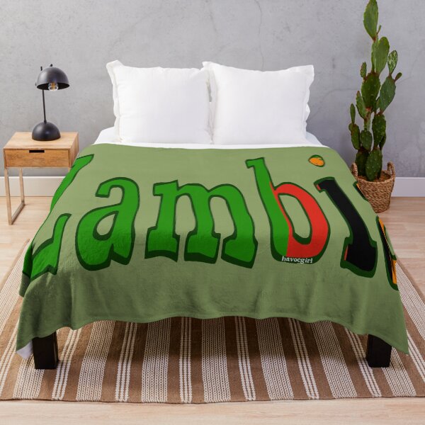 Item preview, Zambia Font with Zambian Flag designed and sold by Havocgirl.