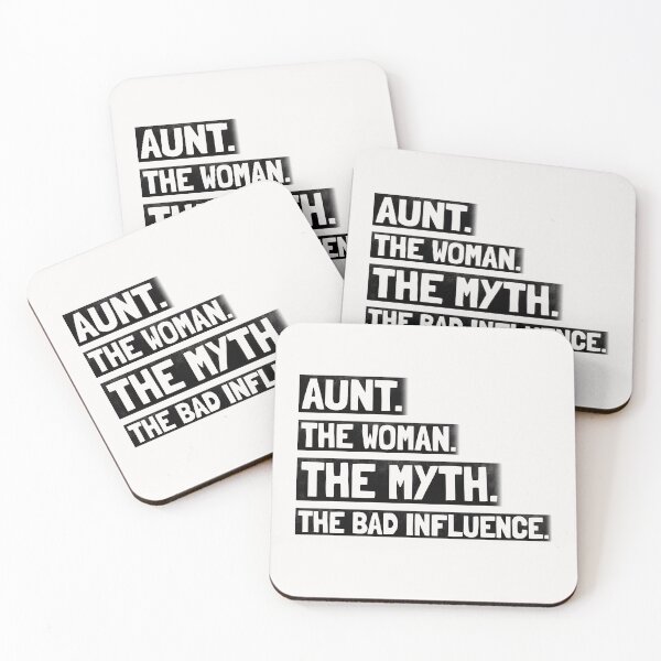 Item preview, Aunt The Woman The Myth The Bad Influence - Gift Auntie Aunt designed and sold by PremiumTShirts.