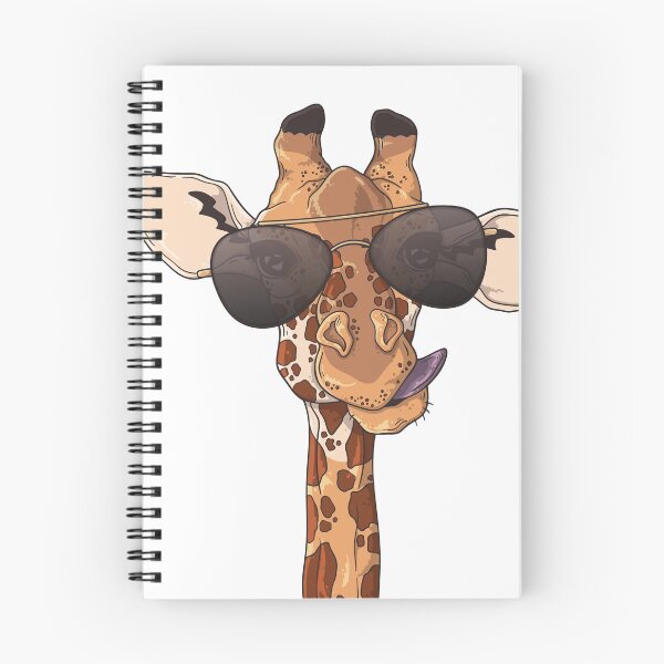 Item preview, Cute Giraffe With Cool Black Sunglasses designed and sold by amos20111.