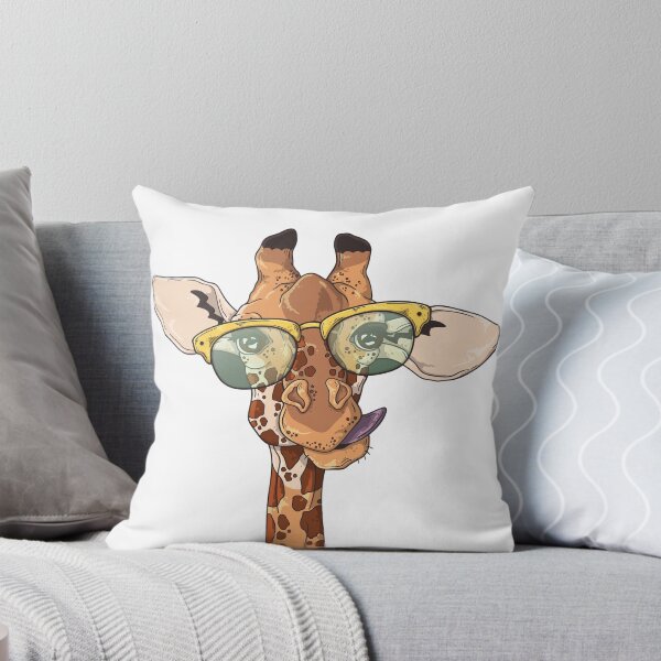 Item preview, Cute Giraffe With Cool Yellow Sunglasses designed and sold by amos20111.