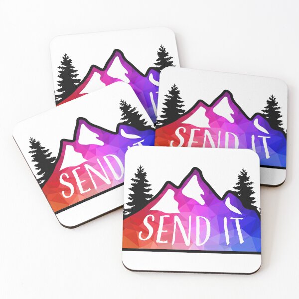 Item preview, Geometric Colorful Mountain Send It designed and sold by KlehmInTime.