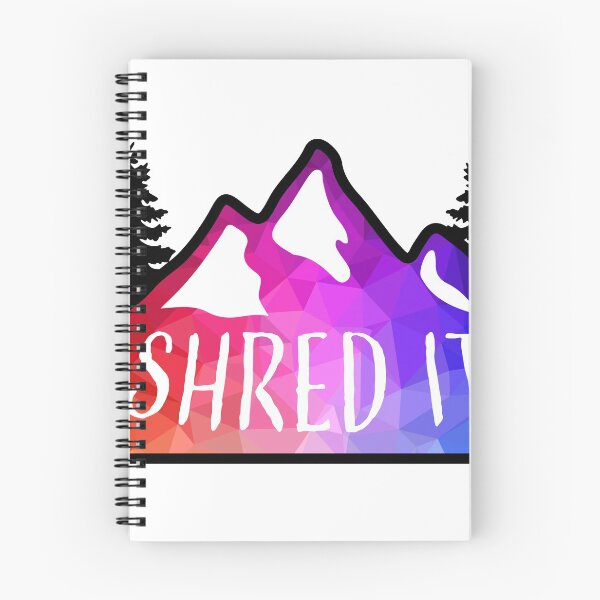 Item preview, Geometric Colorful Mountain Shred It designed and sold by KlehmInTime.