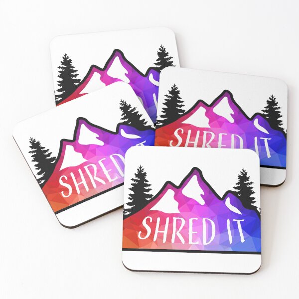Item preview, Geometric Colorful Mountain Shred It designed and sold by KlehmInTime.