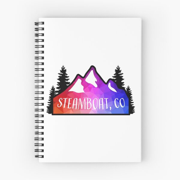 Item preview, Geometric Colorful Mountain Steamboat, Colorado designed and sold by KlehmInTime.
