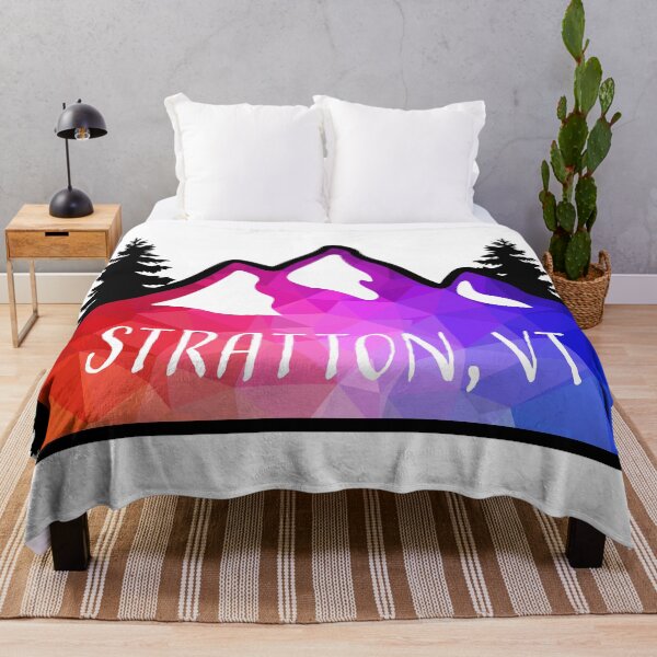 Item preview, Geometric Colorful Mountain Stratton, Vermont designed and sold by KlehmInTime.