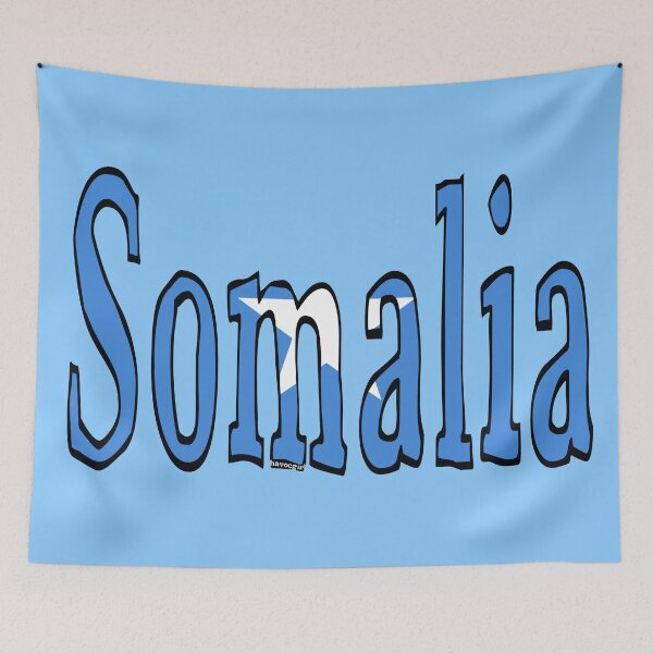 Item preview, Somalia Font With Somalian Flag designed and sold by Havocgirl.