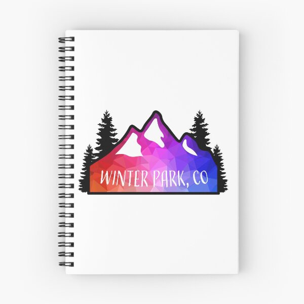 Item preview, Geometric Colorful Mountain Winter Park, Colorado designed and sold by KlehmInTime.