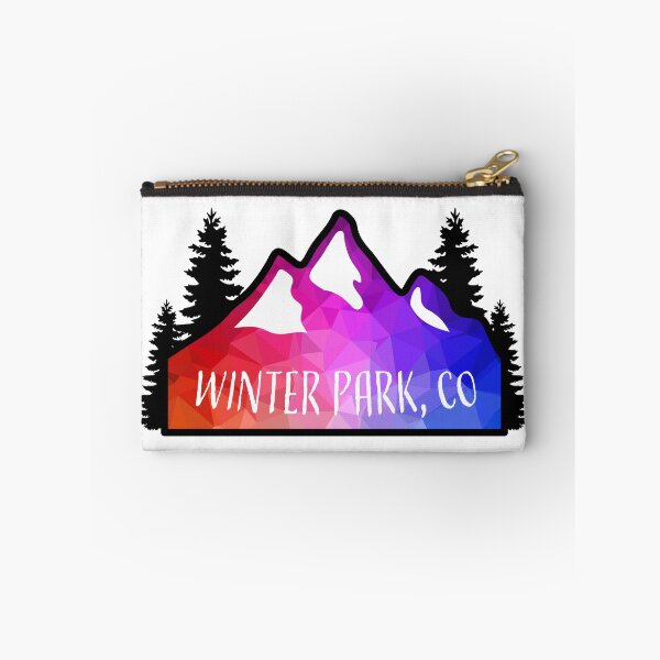 Item preview, Geometric Colorful Mountain Winter Park, Colorado designed and sold by KlehmInTime.