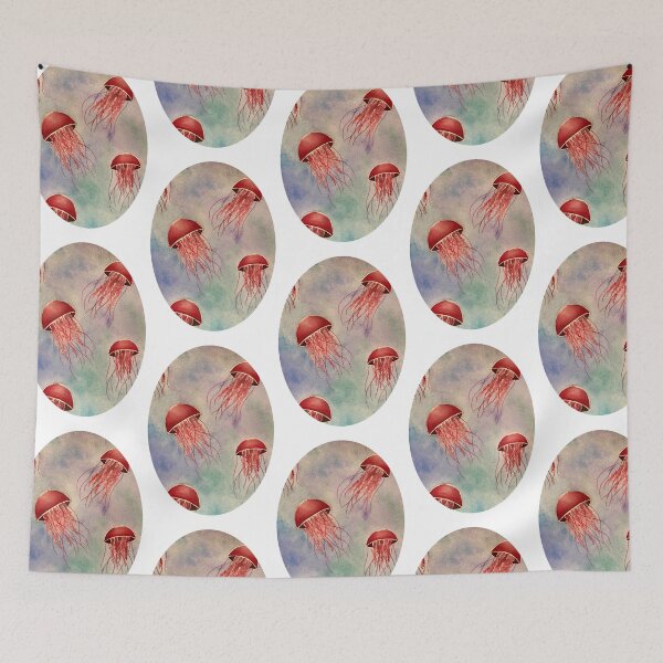 Item preview, Jellyfish watercolor designed and sold by Julia Kopp.