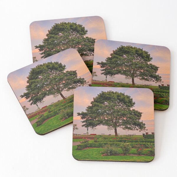 Item preview, Sunset over Lynch Park Beverly MA Garden and Tree designed and sold by WayneOxfordPh.