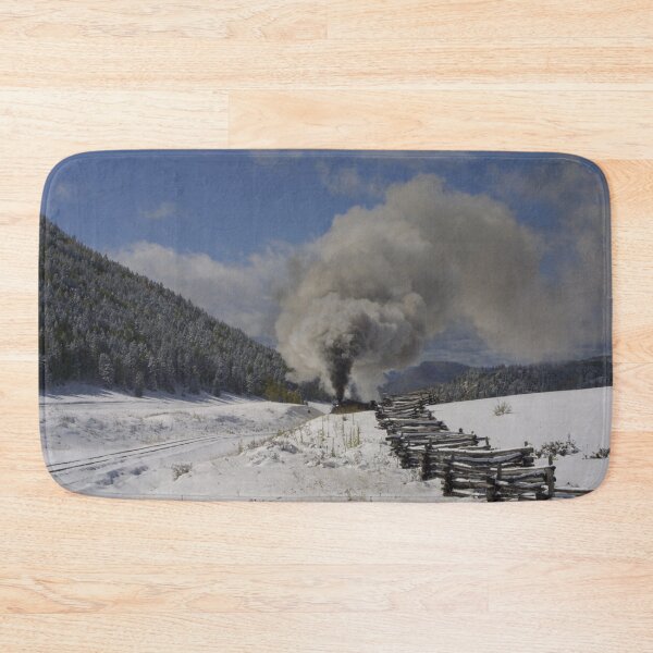 Item preview, Train in Snow with Fence designed and sold by Spattergull.