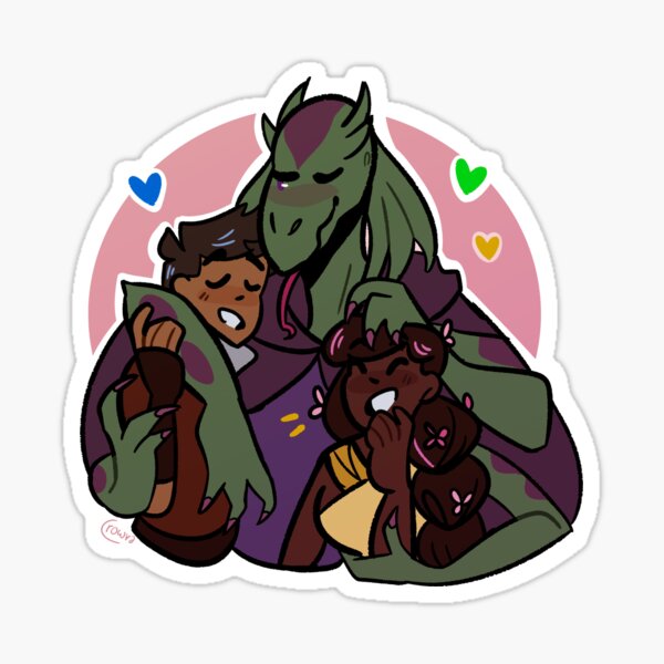 Our favorite flower loving trio. Sticker