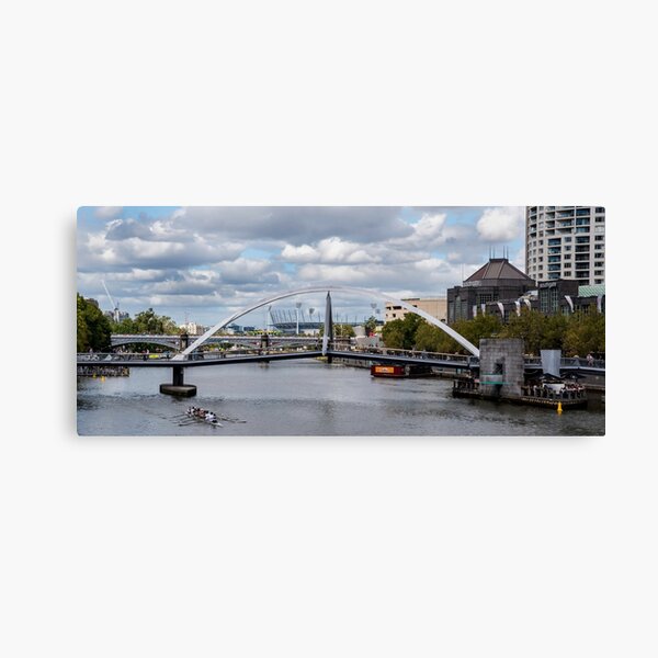 Item preview, Melbourne looking up the Yarra to the MCG designed and sold by Geoffrey O'Hearn.